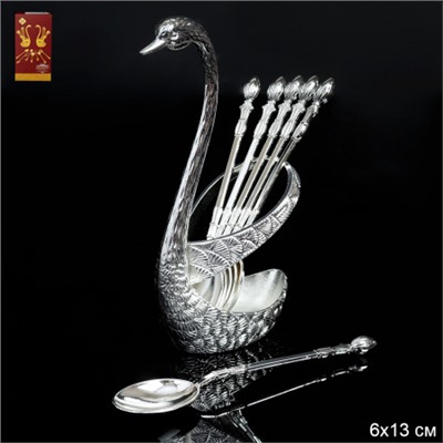 Ложки в наборе 7 предметов / 228-10 -Silver /уп 100/