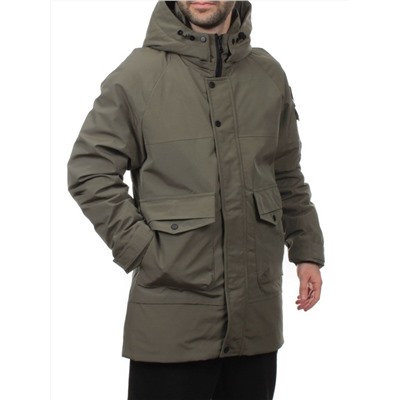 8897 GREEN Куртка мужская зимняя облегченная (130 гр. холлофайбер)