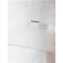 Футболка свободная с принтом из футера двухнитки с эластаном