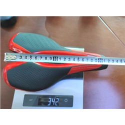Седло велосипедное MTB COMIRON HINAULT M039R 250X155, Технологии: DW, ED. Верх: PU принтованный глянец/Цвет: Красный /уп 30/