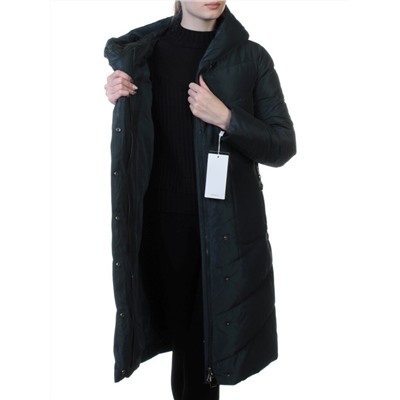 8033 DK. GREEN Пальто пуховик зимнее Jarius (био-пух)