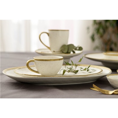 Кружка Magistro Poursephona, 250 мл, фарфор, белая