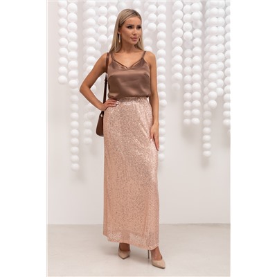 Длинная юбка с пайетками Дилли №4