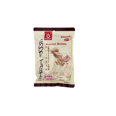 Бритл из арахиса, хрустящие и сладкие конфеты от Good Taste Peanut Brittle 210g