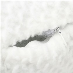 Подушка декоративная «Этель. Квадрат», 40×40 см, белая