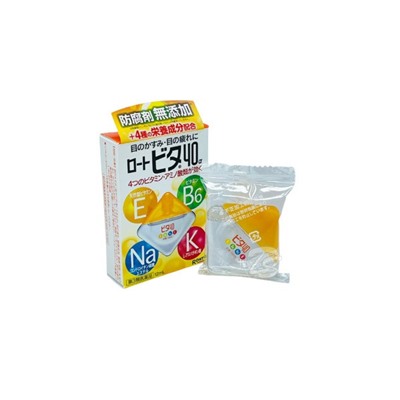 Японские капли витамины для глаз Rohto VITA Vitamin 40a Eye Drops 12ml