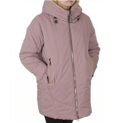M-9085 PINK POWDER Куртка зимняя женская (верблюжья шерсть, 120 гр. холлофайбер)