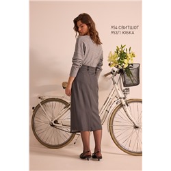 NiV NiV fashion 953/1 серый, Юбка