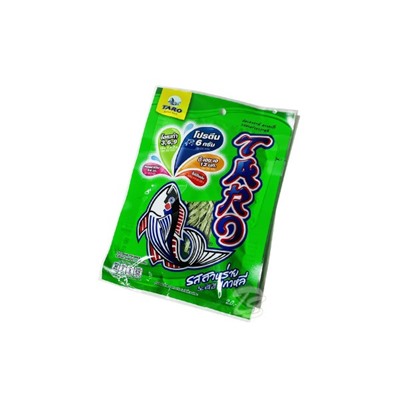 Сушеная рыбная стружка со вкусов корейских водорослей от Taro Seafood Snack Korean Seaweed Flavored 20 гр