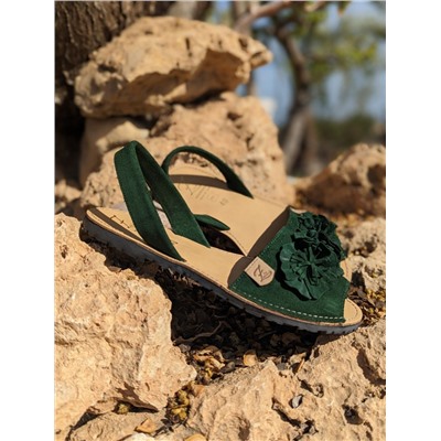 Испанские абаркасы от AB.ZAPATOS · 3206 lazo verde АКЦИЯ