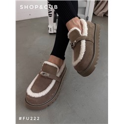 Лоферы с мехом