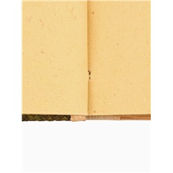 Записная книжка плетёная, 48 листов, 17×22×2 см, зелёная