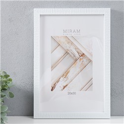 Фоторамка для фото 20×30 см «МИРАМ», пластик, (пластиковый экран)