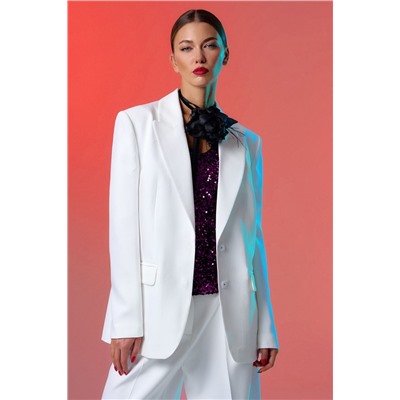 DiLiaFashion 0798 белый, Жакет