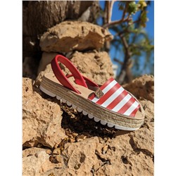 AB. ZAPATOS • 408 • ROJO-BLANCO РАСПРОДАЖА