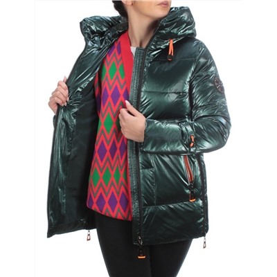 8018 DK. GREEN Пальто женское зимнее JARIUS (200 гр. холлофайбера)