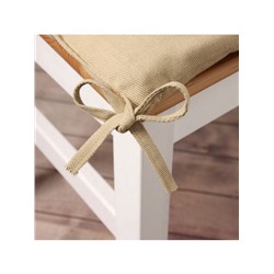 Подушка на стул «Этель» Kitchen, 42×42 см, бежевая