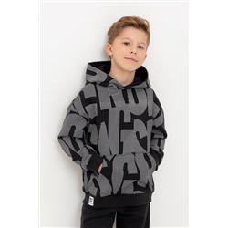 Джемпер черный, большие буквы к524 Crockid