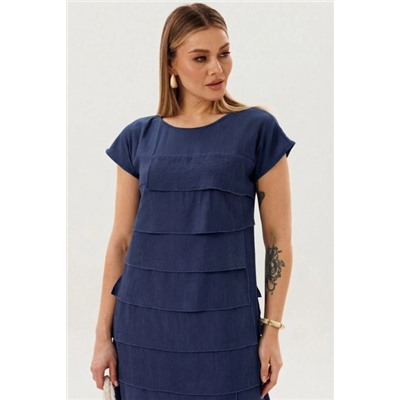 Платье 5437 темно-синий