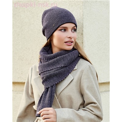 M 1113 S 1113 Комплект женский флис (колпак+шарф)