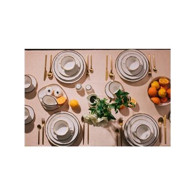 Соусник Magistro Alpine Frost, 285 мл, фарфор, белый