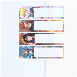 Стикеры закладки 4 шт., по 20 л. «Аниме»