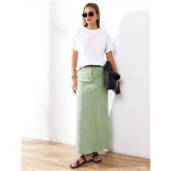 Юбка из денима с эластаном