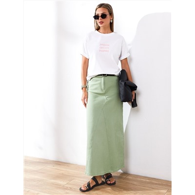 Юбка из денима с эластаном