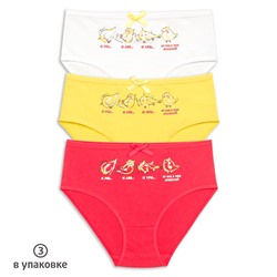 GULC3281(3) трусы для девочек (3 шт в кор.)