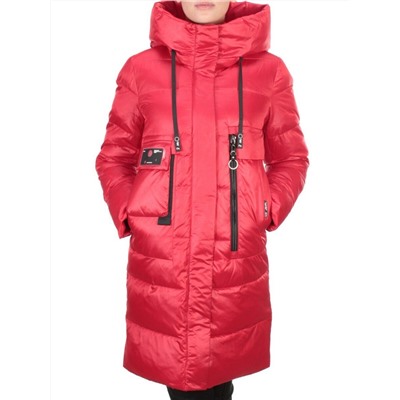 6809 RED Пальто зимнее женское KARERSITER (200 гр. холлофайбер)