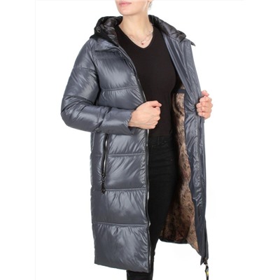 2193 DARK GREY Куртка зимняя женская AIKESDFRS (200 гр. холлофайбера)