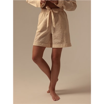 Шорты домашние женские SL Home Basic, бежевые