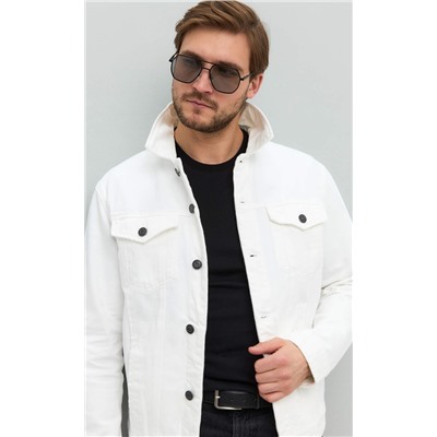 Куртка джинс F411-1257 white