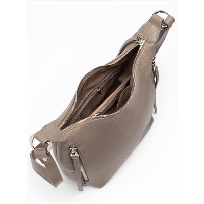 Женская кожаная сумка Richet 2817LN 612 Тауп