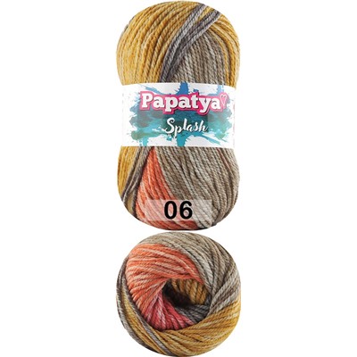 Пряжа Kamgarn SPLASH PAPATYA