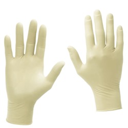 Перчатки латексные MATRIX Mild Touch Latex бело-желтые, размер S, 100 шт. (50 пар)