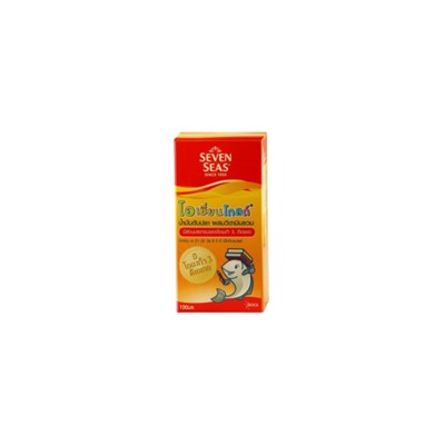 Мультивитаминный сироп для детей с маслом печени трески от Seas Ocean Gold cod liver oil mixed with multivitamins 100ml.