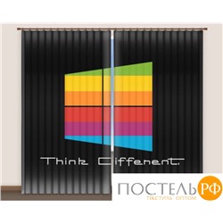 Фотошторы 147х260 см - 2 шт, ткань "Габардин", крепление "Шторная лента"