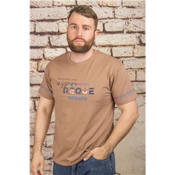 Футболка 6069 коричневый HEDRICY