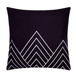 Наволочка декоративная «Этель. Треугольники», 40×40 см, велюр