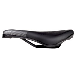 Седло велосипедное MTB COMIRON SAGAN M046A 245X155, Технологии: DW, ED. Верх: PU принтованный глянец, Цвет: Чёрный+Серый  /уп 40/