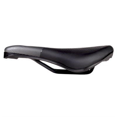 Седло велосипедное MTB COMIRON SAGAN M046A 245X155, Технологии: DW, ED. Верх: PU принтованный глянец, Цвет: Чёрный+Серый  /уп 40/