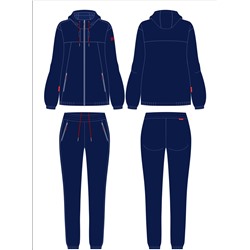 Спортивный костюм женский Yachting 15L-RR-1856 RED-N-ROCK'S