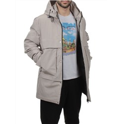 8896 BEIGE Куртка мужская зимняя облегченная (130 гр. холлофайбер)