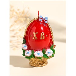 Свеча декоративная «Пасхальное яйцо в корзинке», 7×10.5 см, 130 г