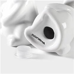 УЦЕНКА Набор для специй керамический «Зайка» солонка, перечница, 5.3×5.3×11.5 см