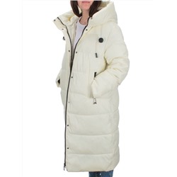 H-2202 WHITE Пальто зимнее женское (200 гр .холлофайбер)