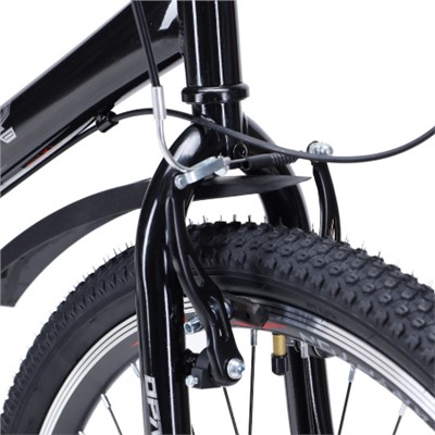 Велосипед 24" рама 13" 7sp KRYPTON ОРЛЁНОК ригид чёрный