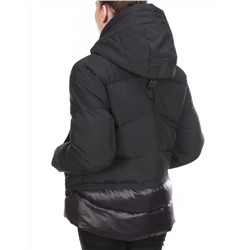 21068 BLACK Куртка зимняя женская FLANCE ROSE (200 гр. холлофайбера)