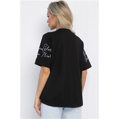 Блуза Деметра (черная) Б12718-20